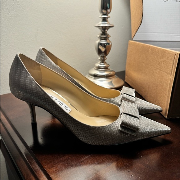 Jimmy Choo Love Bow kitten heel pumps - Picture 7 of 16